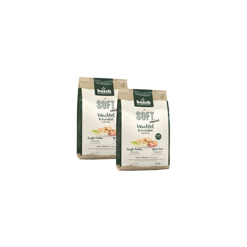 bosch Soft Mini Wachtel & Kartoffel 2x2.5 kg