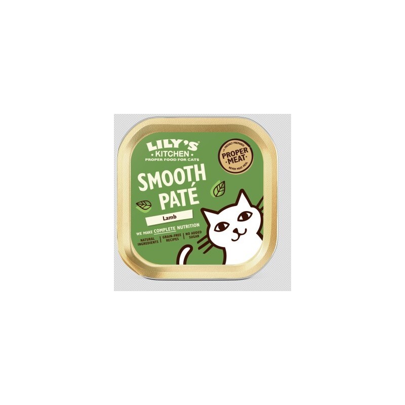LILY'S KITCHEN Nassfutter Katze Adult Smooth Patè Lamm 19x85 g
