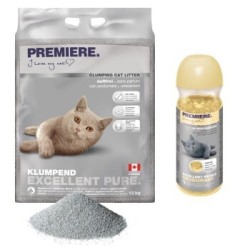 PREMIERE Excellent Vanille Klumpstreu Pure 12kg mit Deodorant