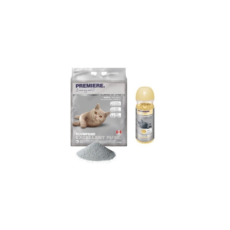 PREMIERE Excellent Vanille Klumpstreu Pure 12kg mit Deodorant