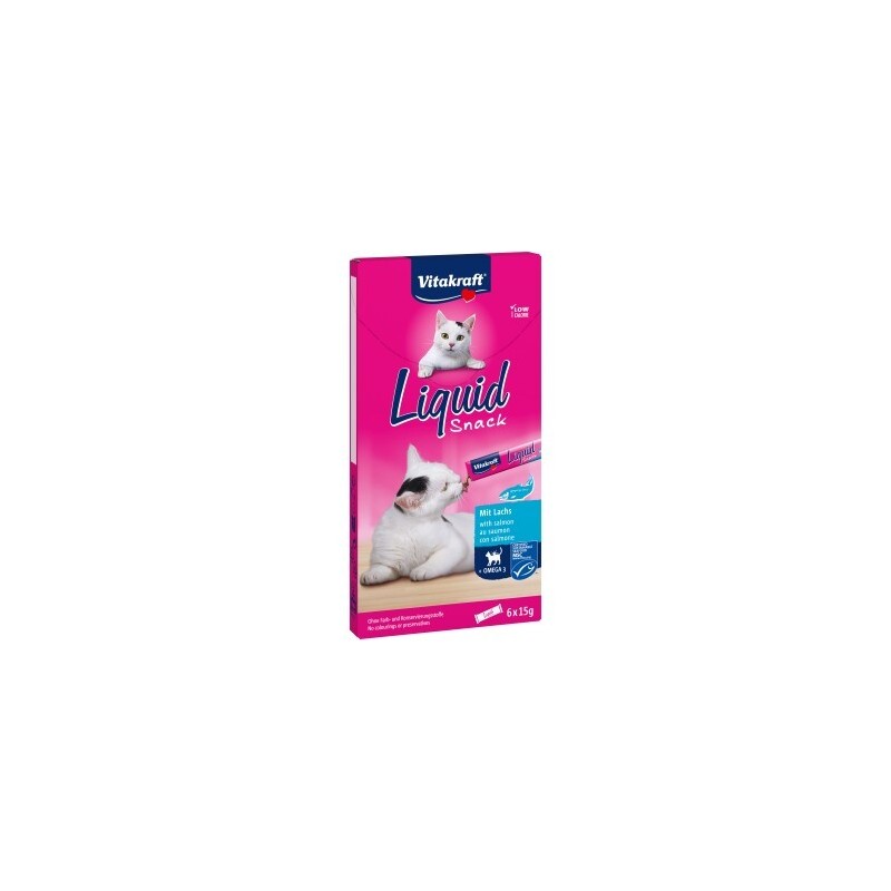 Vitakraft Cat Liquid-Snack mit Lachs 66x15 g