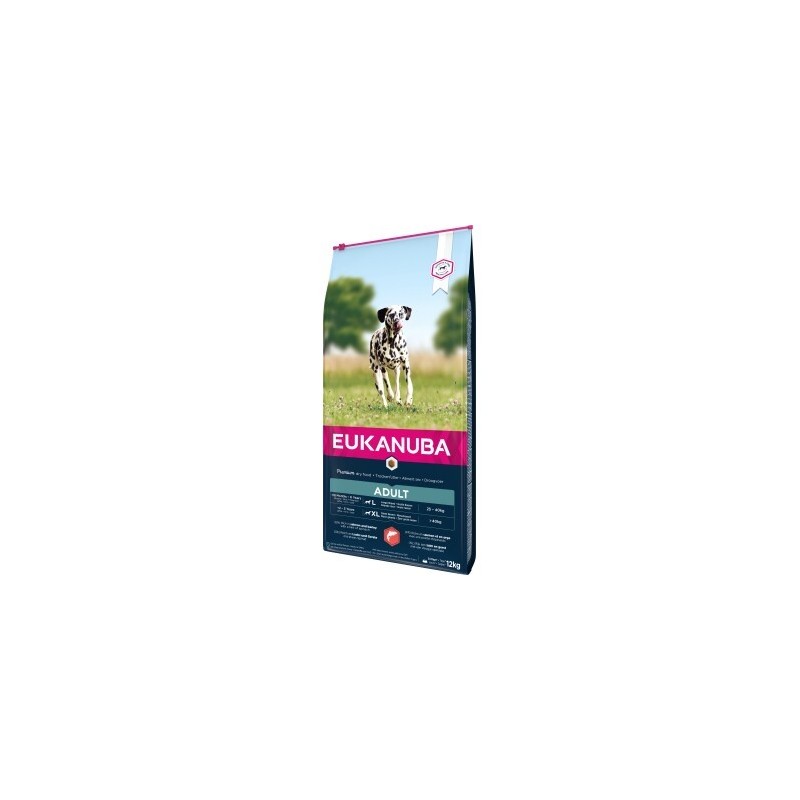 EUKANUBA Trockenfutter Hund Large Breed Adult, mit Lachs & Gerste 12 kg