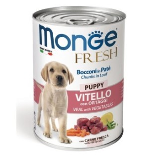 Monge Fresh Puppy Kalb und Gemüse 24x400g