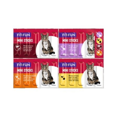 FIT+FUN F+F Mini Sticks Multifahne Mix 25x20x2g