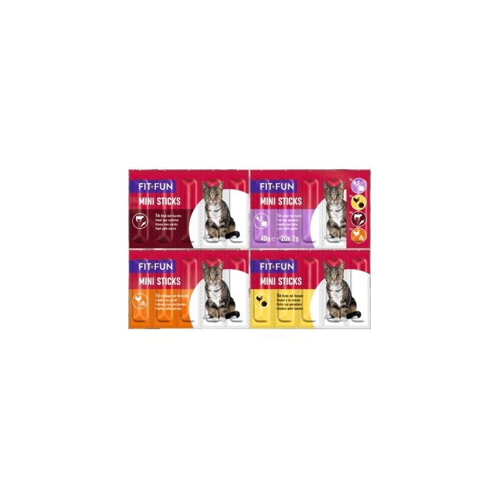 FIT+FUN F+F Mini Sticks Multifahne Mix 25x20x2g