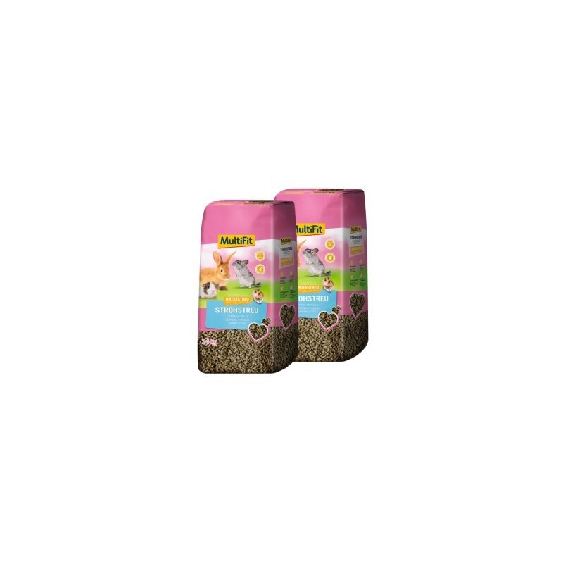MultiFit Natur-Strohstreu Unterstreu 2x24 kg