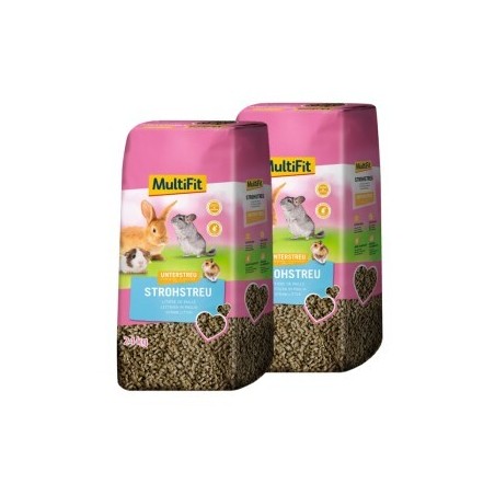 MultiFit Natur-Strohstreu Unterstreu 2x24 kg