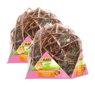 MultiFit Weiden-Heuball mit Ringelblume 2x80 g