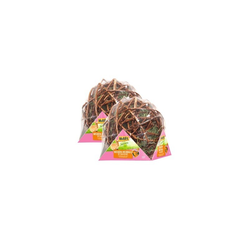 MultiFit Weiden-Heuball mit Ringelblume 2x80 g