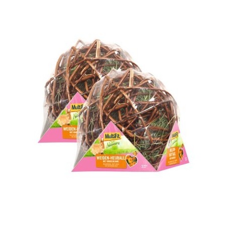 MultiFit Weiden-Heuball mit Ringelblume 2x80 g