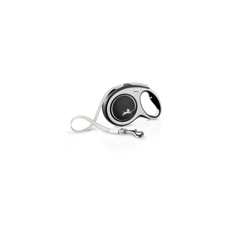 Flexi New Comfort Gurt schwarz L, 8 m, 50 kg