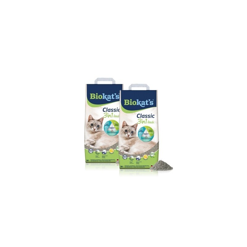 Biokat's Classic 3in1 fresh 2x18 l