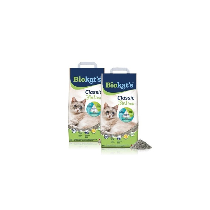 Biokat's Classic 3in1 fresh 2x18 l