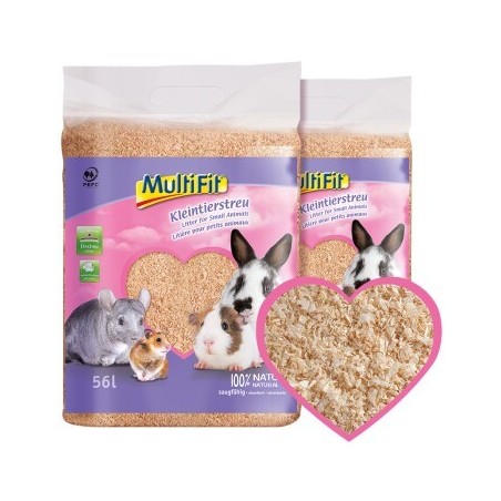 MultiFit Kleintierstreu Presspack 2x56 l