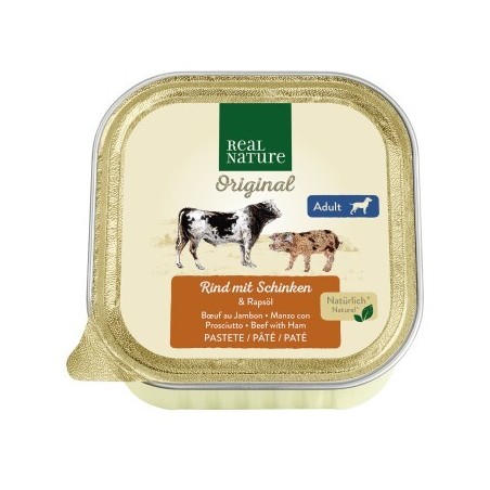 REAL NATURE Adult Rind und Schinken 17x100 g