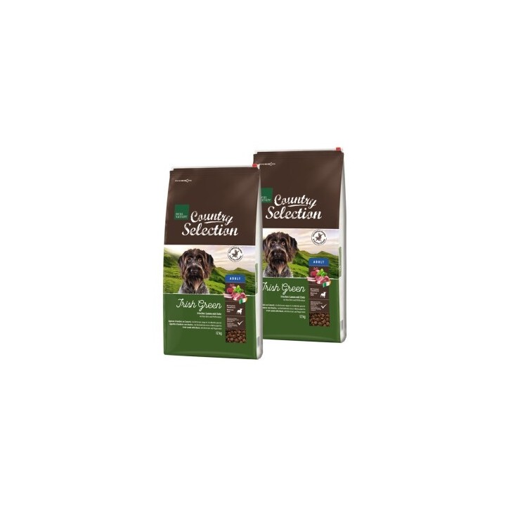 REAL NATURE Country Selection Adult Irish Green Irisches Lamm mit Ente 2x12 kg