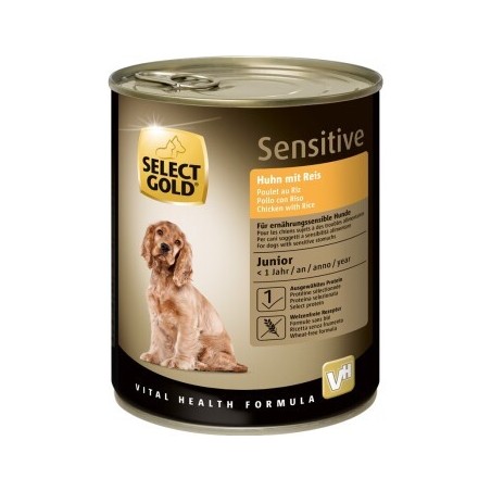 SELECT GOLD Sensitive Junior Huhn und Reis 6x800 g