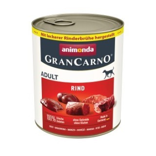 animonda GranCarno Original Nassfutter Hund Adult, Rind 6x800 g