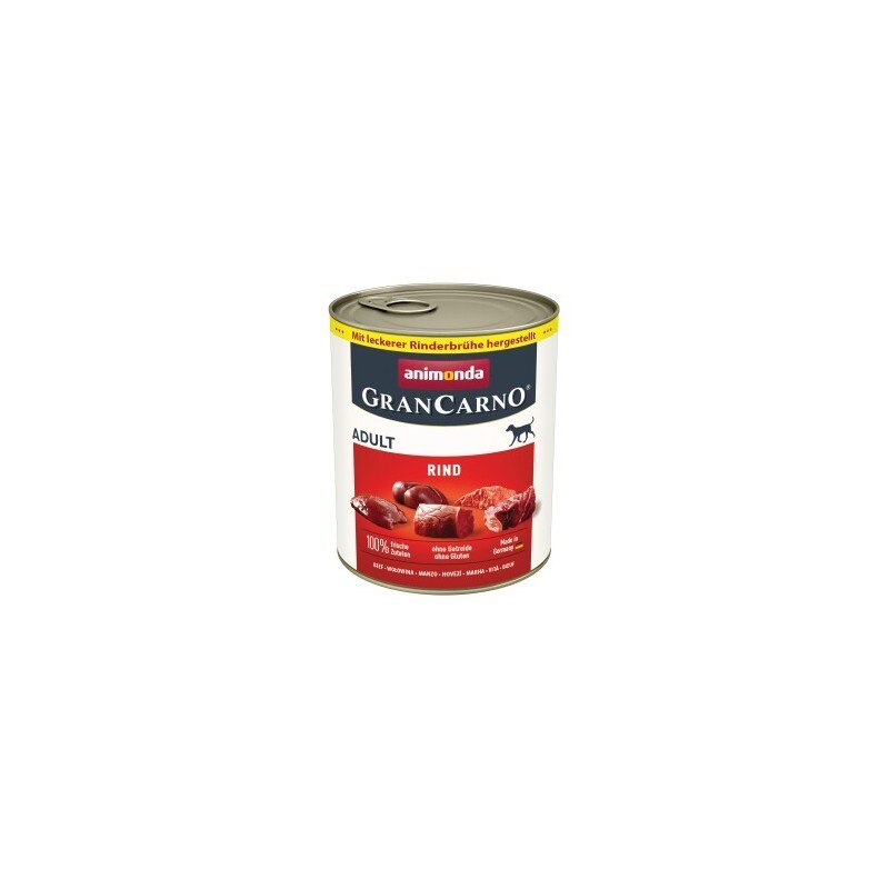 animonda GranCarno Original Nassfutter Hund Adult, Rind 6x800 g