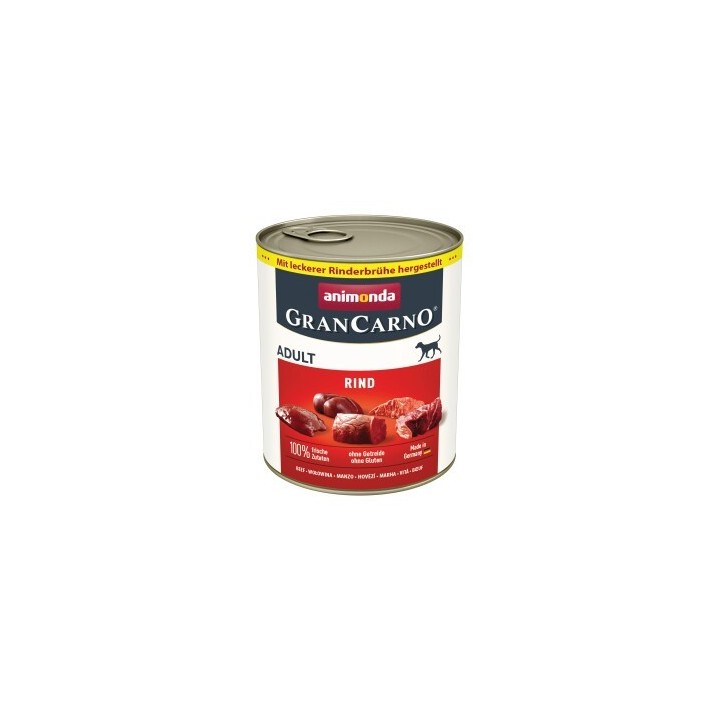animonda GranCarno Original Nassfutter Hund Adult, Rind 6x800 g