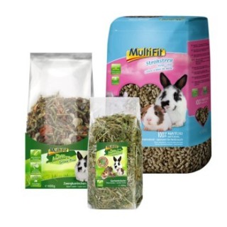 MultiFit Streu, getreidefreies Futter + Snack 3tlg.