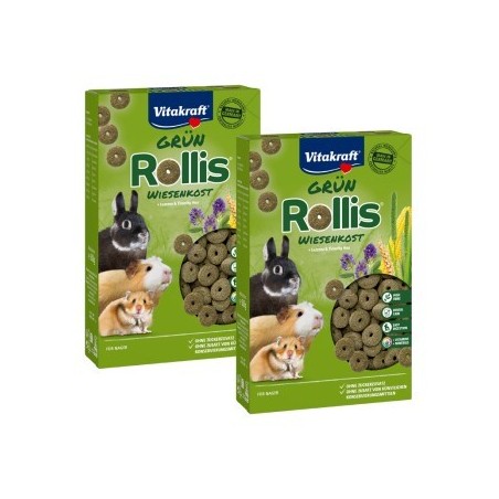 Vitakraft Grün-Rollis für Nager 2x500 g
