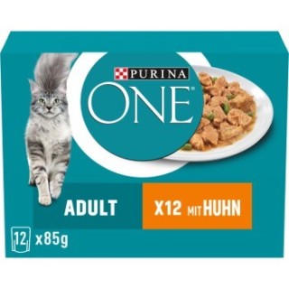 Purina ONE Adult Huhn 12x85 g