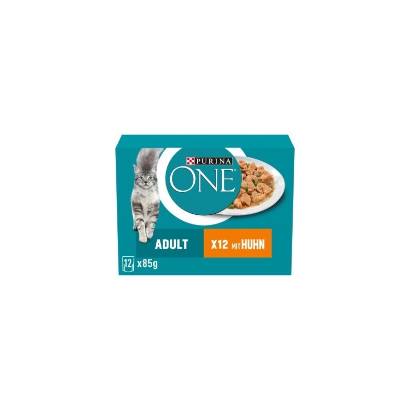 Purina ONE Adult Huhn 12x85 g