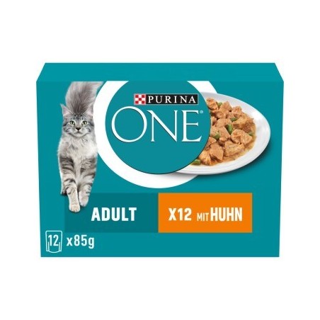 Purina ONE Adult Huhn 12x85 g