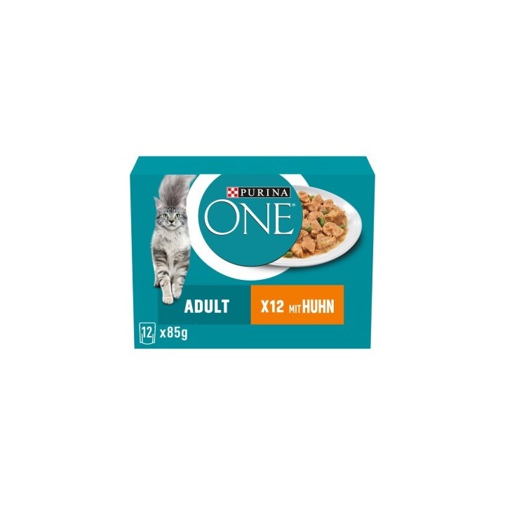 Purina ONE Adult Huhn 12x85 g