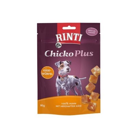 RINTI Chicko Plus Käsewürfel, Huhn mit Käse 12x80 g