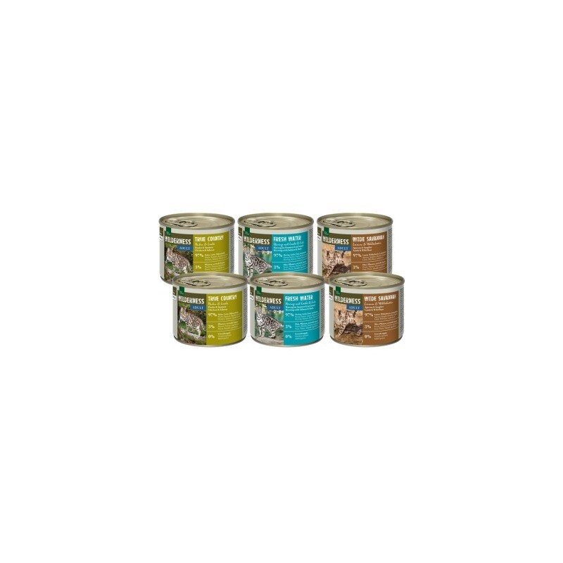 REAL NATURE Wilderness Adult 6x200 g Mixpaket 1