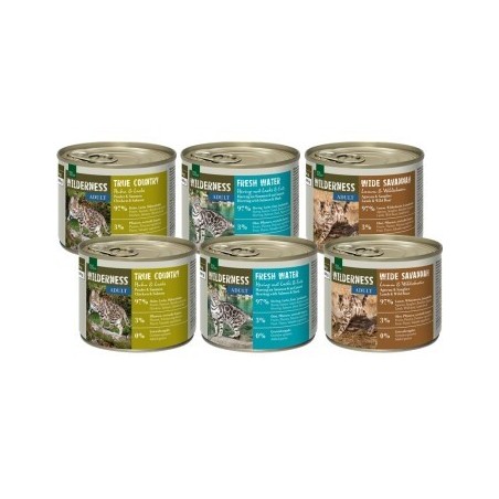 REAL NATURE Wilderness Adult 6x200 g Mixpaket 1