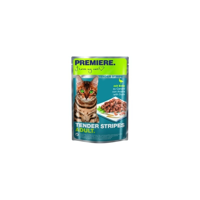 PREMIERE Tender Stripes Ente 28x85 g
