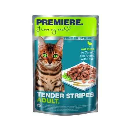 PREMIERE Tender Stripes Ente 28x85 g