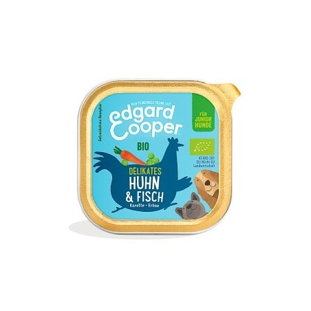 Edgard & Cooper Adult Bio 17x100g Delikates Huhn & Fisch