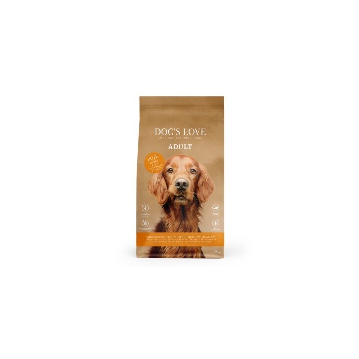 DOG'S LOVE Adult Pute 2x12 kg