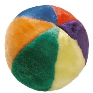 Josty Plüschball klein, Ø 12cm, multicolor