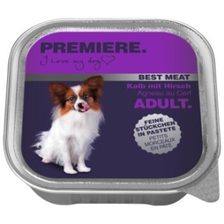 PREMIERE Best Meat Adult Kalb mit Hirsch 16x100 g