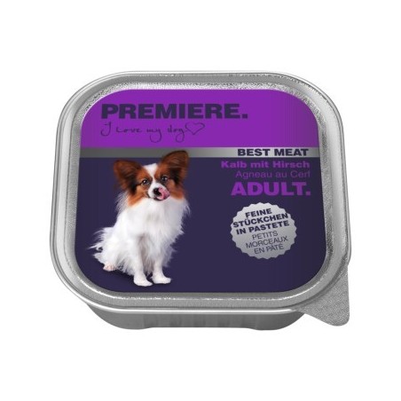 PREMIERE Best Meat Adult Kalb mit Hirsch 16x100 g