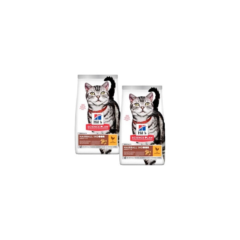 Hill's Science Plan Trockenfutter Katze Adult, Hairball und Perfect Coat, mit Huhn 2x10 kg