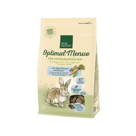 REAL NATURE „Optimal Menue“ für Zwergkaninchen 1.5 kg