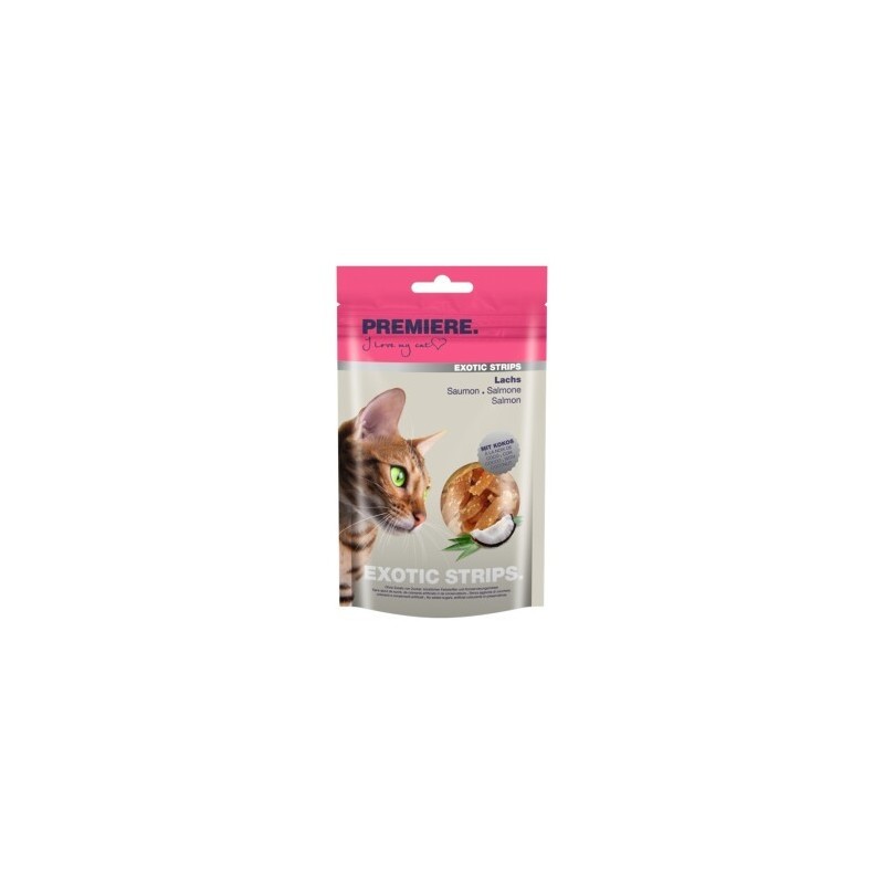 PREMIERE Exotic Strips mit Kokusnuss 12x50g Lachs