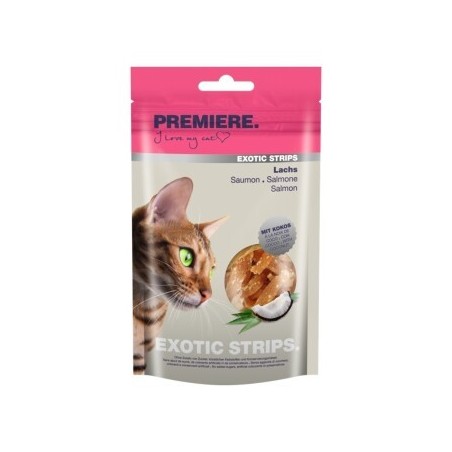 PREMIERE Exotic Strips mit Kokusnuss 12x50g Lachs