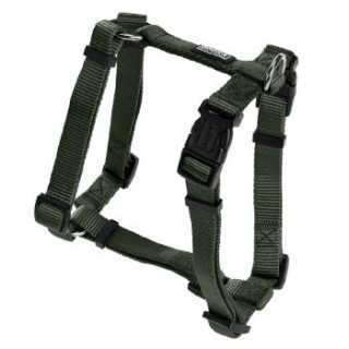 AniOne H-Geschirr Classic Nylon grün S
