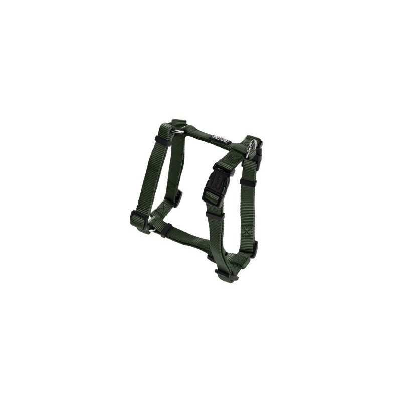 AniOne H-Geschirr Classic Nylon grün S