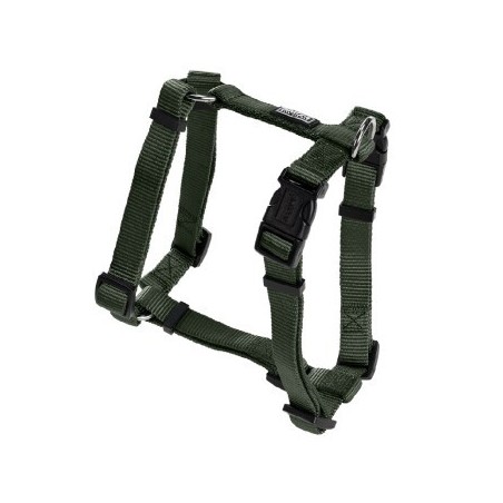 AniOne H-Geschirr Classic Nylon grün S
