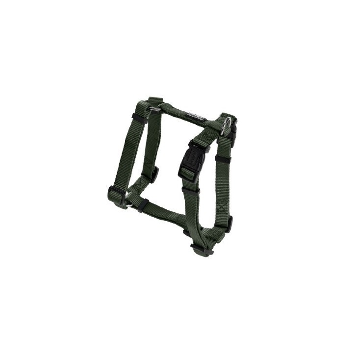 AniOne H-Geschirr Classic Nylon grün S