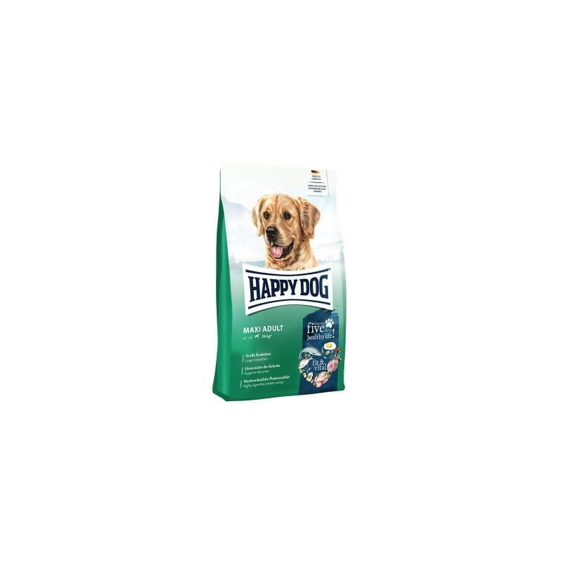 HAPPY DOG fit & vital Trockenfutter Hund Adult, Maxi 2x14 kg