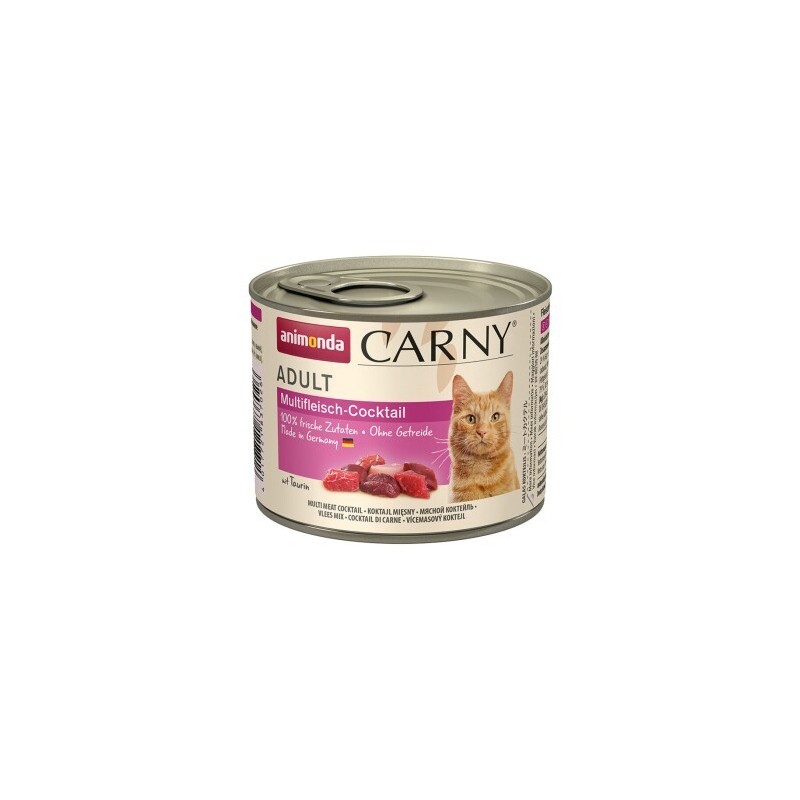 animonda Carny Nassfutter Katze Adult Multifleisch Cocktail 6x200 g